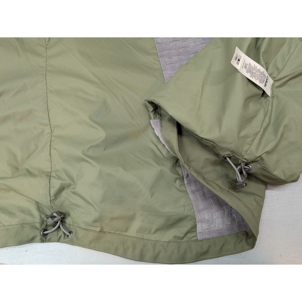 Cabela's Ski Windbreaker Fleece Jacket Men's Sz XL Green Hooded Raincoat Outdoor - Picture 9 of 16
